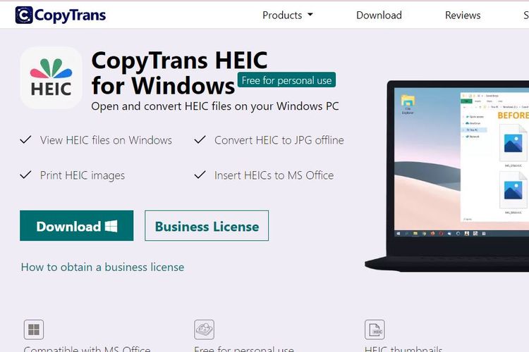 Copytrans heic for window. COPYTRANS HEIC.