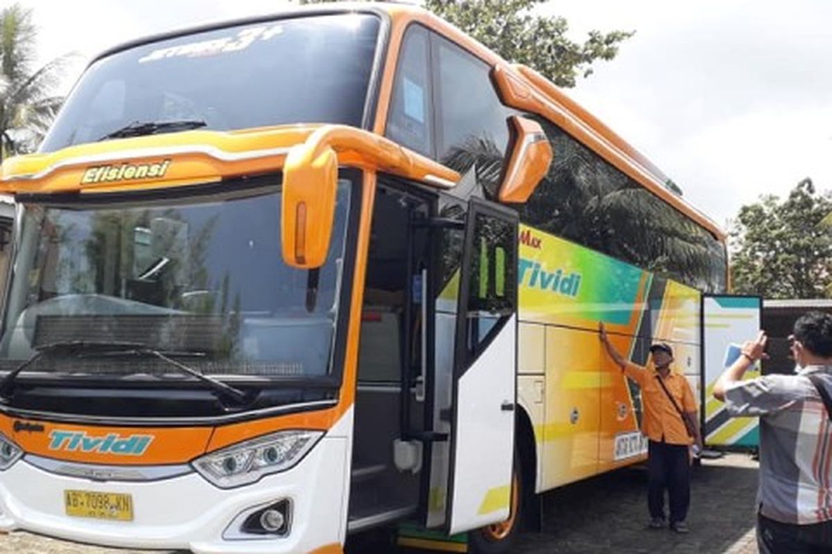 Salah satu armada bus milik PO Tividi