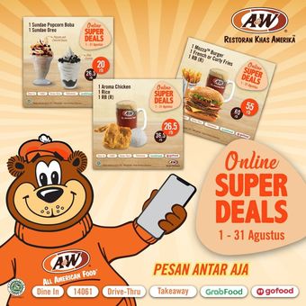 Promo kemerdekaan dari A&W Restoran Indonesia