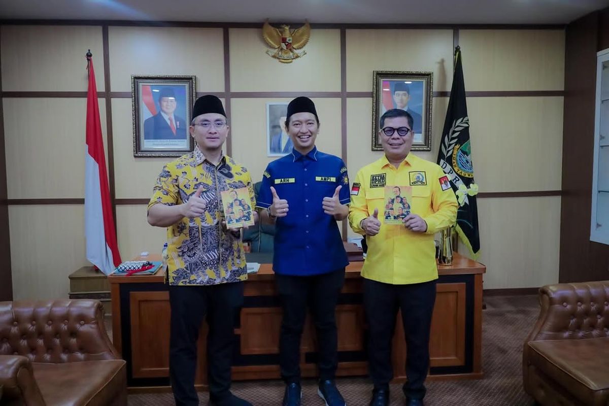 Dewan Pimpinan Daerah (DPD) Partai Golkar Provinsi Banten menerima kunjungan khusus Dewan Pimpinan Pusat (DPP) Angkatan Muda Pembaharuan Indonesia (AMPI) ke Kota Serang, Banten, Kamis (7/9/2025).