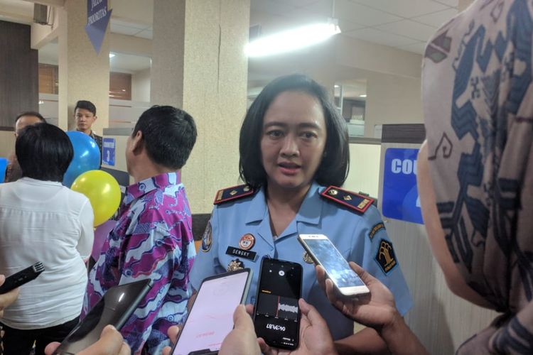 Kepala Kantor Imigrasi Non TPI Kelas I Tangerang Felusia Sengky Ratna saat ditemui di kantornya, Kamis (12/3/2020) 