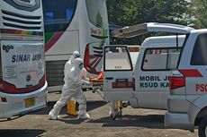 Penumpang Asal Jakarta Meninggal Dalam Bus di Terminal Tegal, Dievakuasi Petugas Berbaju Hazmat