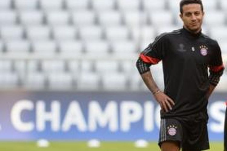 Gelandang Bayern Muenchen asal Spanyol, Thiago Alcantara.