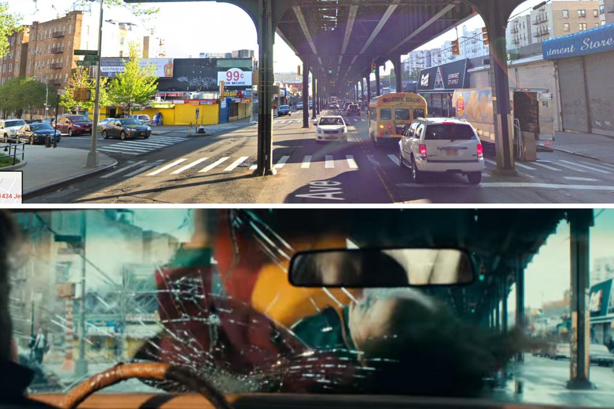 The Chase Below The Subway Line ? Jerome Av and E 170th St, The Bronx