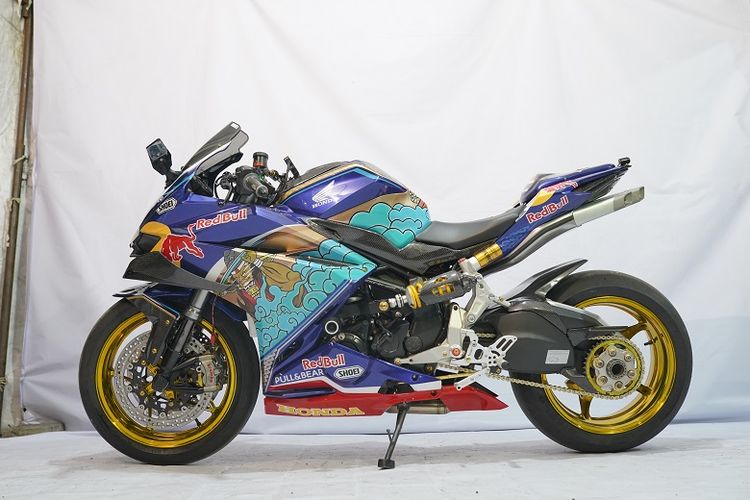 Pemenang kelas Sport Fairing Honda Modif Contest (HMC) 2021 dari Kalimantan Barat