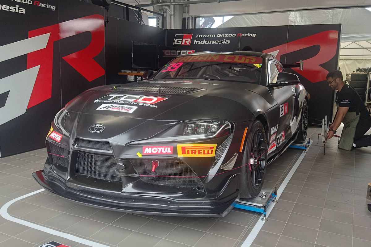 Toyota GR Supra GT4 Evo milik Toyota Gazoo Racing Indonesia di Japan Cup 2024