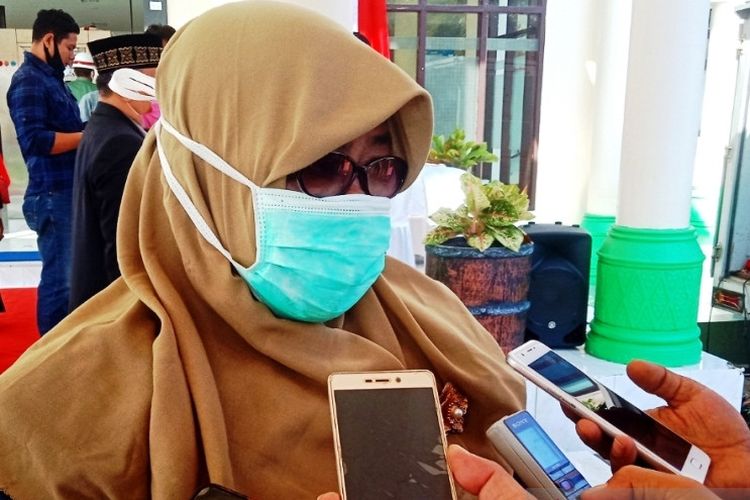 Kepala Dinas Kesehatan Kabupaten Aceh Barat, Provinsi Aceh Syarifah Junaidah.