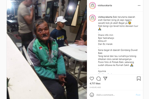 Viral Driver Ojol 59 Tahun Dibegal, Motor dan Uang Dirampas, Ini Keterangan Polisi dan Gojek