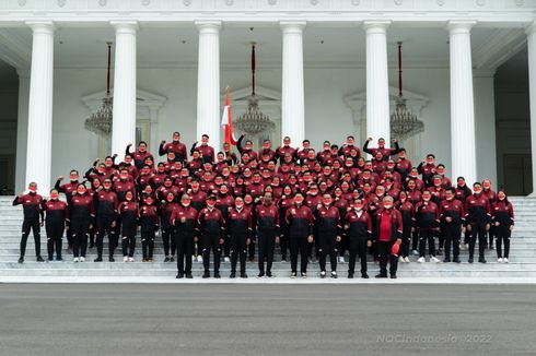 Presiden Jokowi kepada Skuad SEA Games: Kita Ingin Indonesia Masuk Ketiga, Kedua, Kesatu...