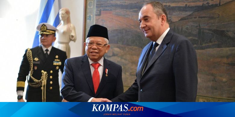 Ma'ruf Amin Bertemu Pimpinan Parlemen Yunani, Dorong Peningkatan Hubungan Bilateral