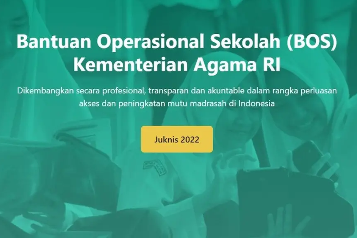 Pencairan BOS Kemenag Tahun 2022 Tahap l dilakukan untuk 31.838 madrasah sudah dimulai sejak Maret sebesar Rp 2,2 triliun dan April ini akan dicairkan sebesar Rp 1,3 triliun.