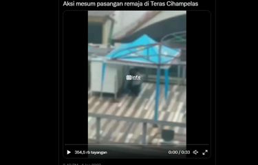 Heboh Video Mesum Remaja di Teras Cihampelas, Ini Kata Pemkot ...