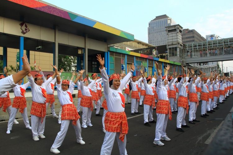 Peserta senam Poco-poco pada 5 Agustus 2018 yang tercatat di Guinness World of Record sebagai Tari Poco-poco dengan peserta terbanyak di dunia.