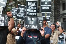 Jurnalis Malang Raya Gelar Aksi Tolak Revisi RUU Penyiaran