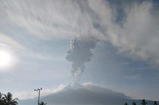 Pagi Ini, Gunung Lewotobi Laki-laki Kembali Meletus, Kolom Abu 1,1 Km