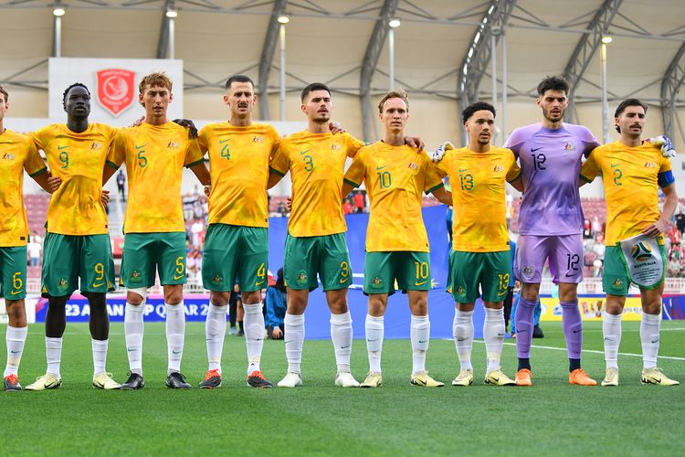 Para pemain Timnas U23 Australia yang berlagai di Piala Asia U23 2024.