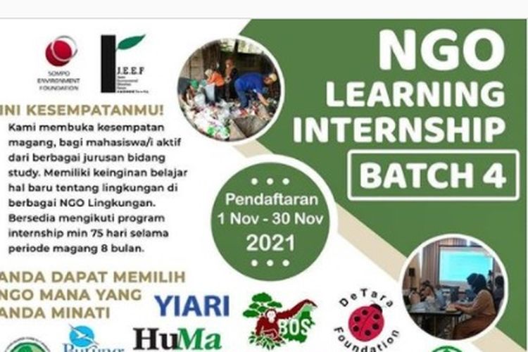 Sompo Environment Foundation Magang bagi Mahasiswa