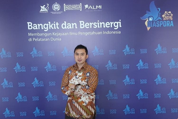Ilmuwan diaspora Hutomo Suryo Wasisto saat menghadiri Simposium Cendekia Kelas Dunia (SCKD) 2019 di Jakarta, Jumat (23/8/2019).