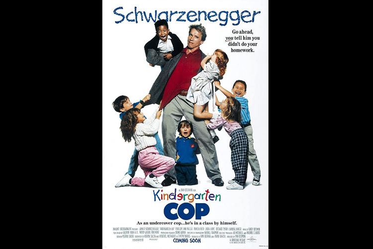 Film komedi aksi Kindergarten Cop (1990) akan tayang di Netflix mulai hari Kamis, (4/9/2020).
