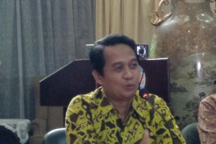 Ketua IDI Daeng M Faqih di acara diskusi Wabah Corona, Apa dan Bagaimana di Kawasan Mampang, Jakarta Selatan, Kamis (20/2/2020)