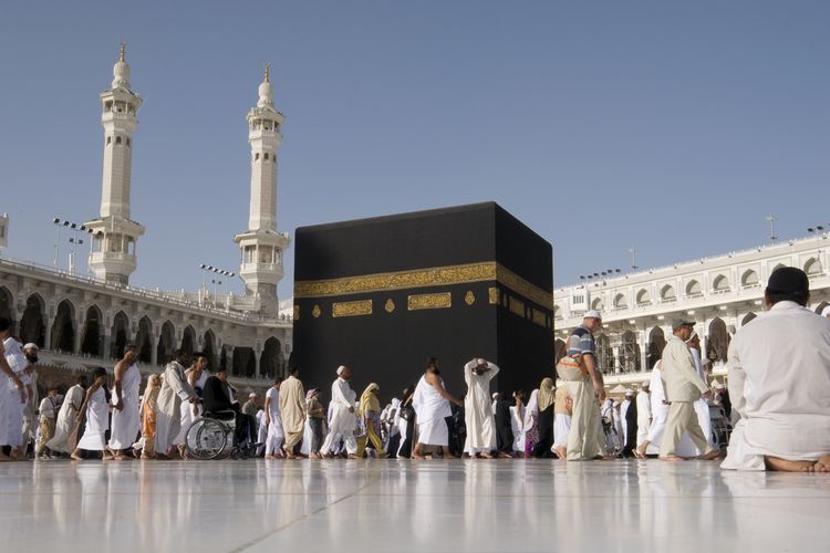 Ka'bah di Masjidil Haram, Mekkah, Arab Saudi.