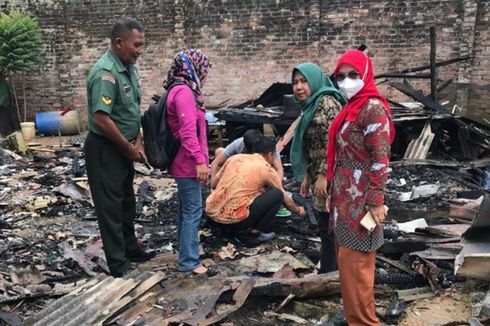 Duka Pedagang Martabak Keliling di Pangkalpinang, Rumah Terbakar Saat Ditinggal Pergi 
