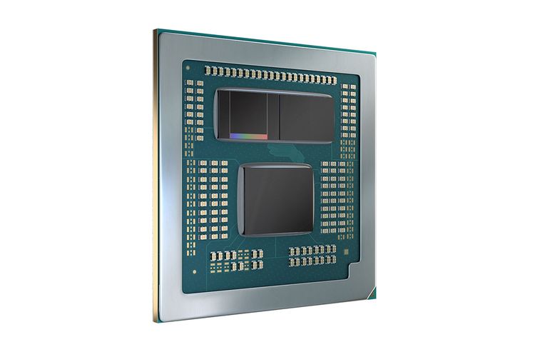 Ilustrasi prosesor AMD Ryzen R9 7945X3D.
