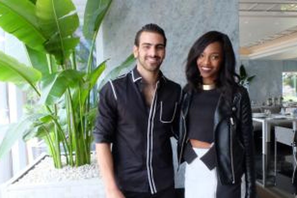 Nyle Dimarco dan Mame Adjei saat berkunjung ke Indonesia