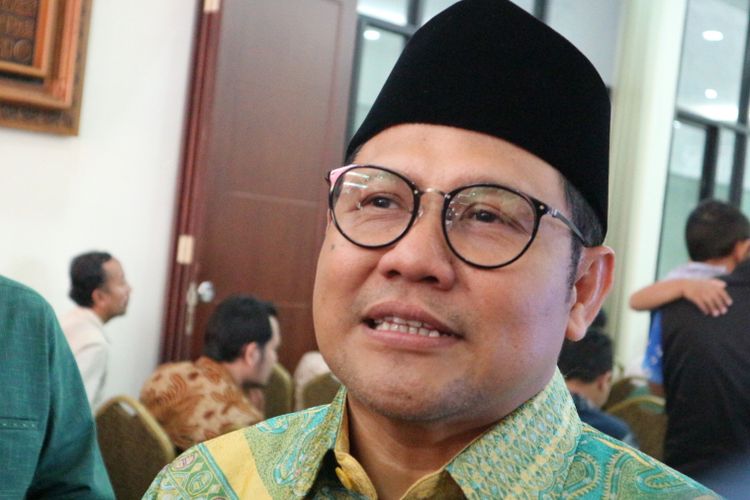 Ketua Umum Partai Kebangkitan Bangsa (PKB) Muhaimin Iskandar saat ditemui di kantor PKB, Jalan Raden Saleh, Jakarta Pusat, Jumat (3/11/2017).