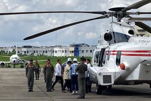 Naik Helikopter, Prabowo Cek Penanganan Banjir di Langkat Hari Ini