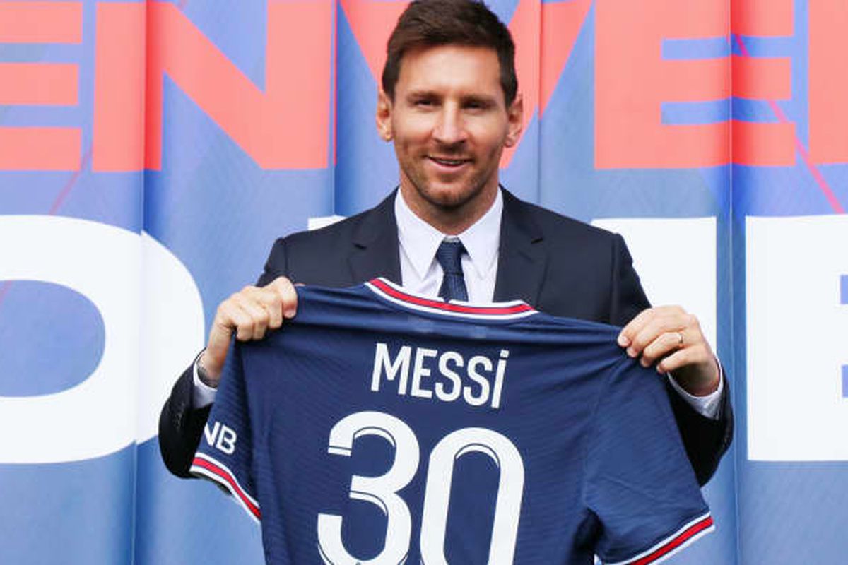 Leo Messi 30 PSG  Sepak bola, Gambar sepak bola