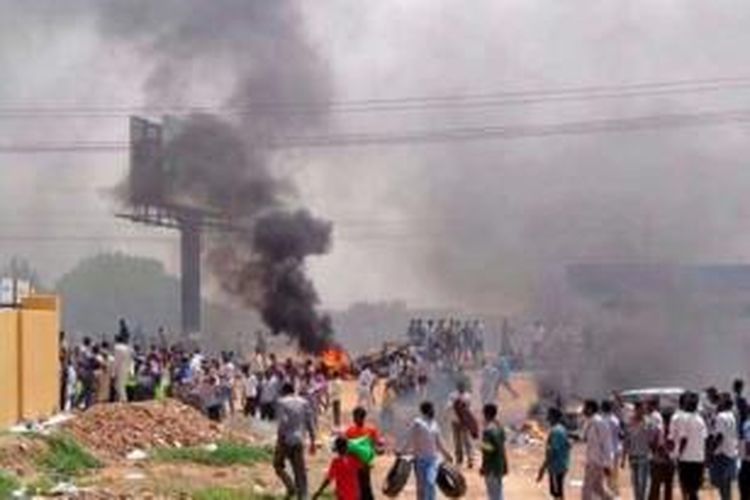 Aksi protes soal BBM di Sudan