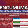 Link Cek Hasil Akhir Tes Kesamaptaan Jasmani Rekrutmen Damkar DKI 2025