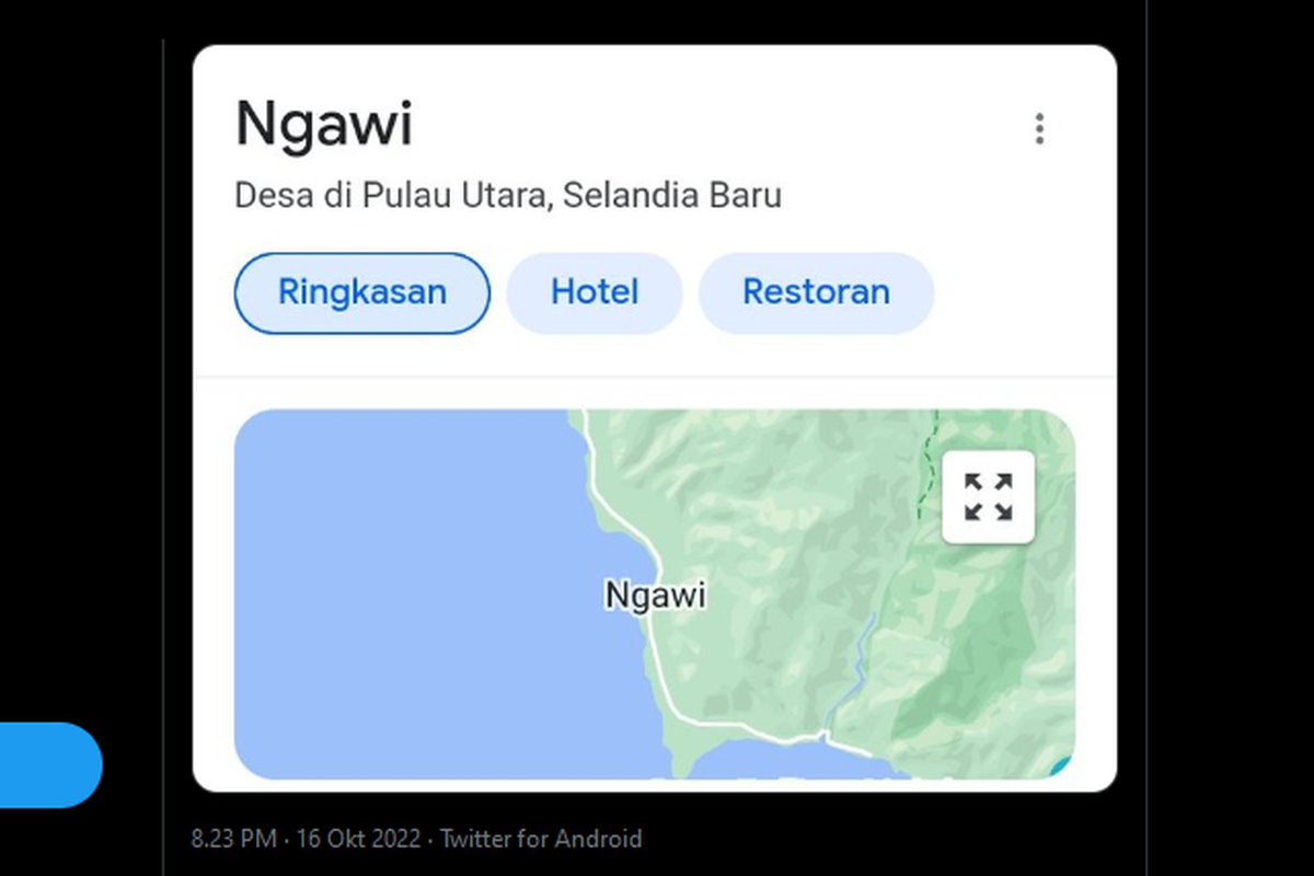 Desa Ngawi di Selandia Baru
