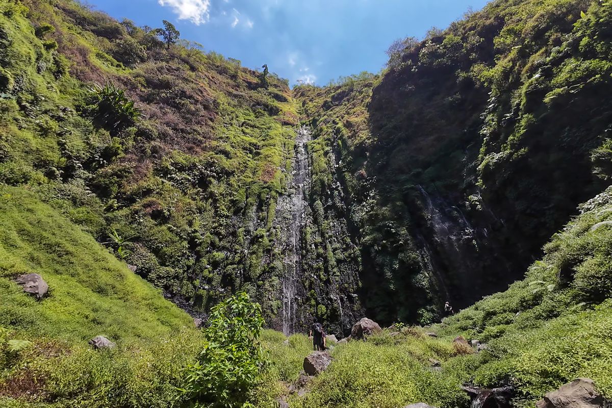 Air Terjun Semuncar di Lereng Gunung Merbabu.