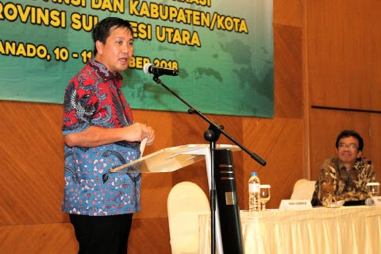 Wakil Gubernur Sulawesi Utara Steven Kandouw membuka kegiatan Penilaian Verifikasi Penguatan Sistem Akuntabilitas Kinerja Instansi Pemerintah (SAKIP) dan Reformasi Birokrasi (RB) di Hotel Aston Manado, Kamis (11/10/2018) pagi. 