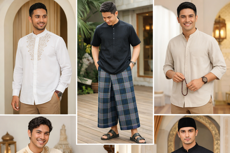 Tren Baju Lebaran Pria 2026: Ide Outfit Supaya Tampil Gaya dan Sopan.
