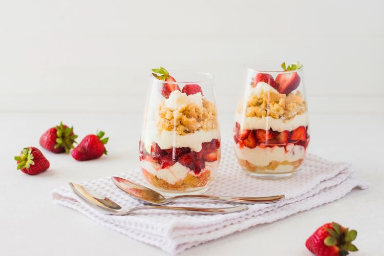 Ilustrasi parfait, dessert praktis ala chef yang bisa dibuat di rumah.