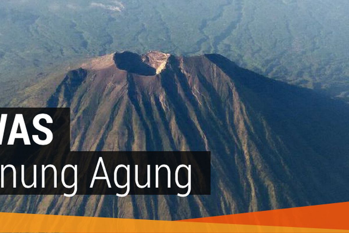 Gunung Agung di Bali.