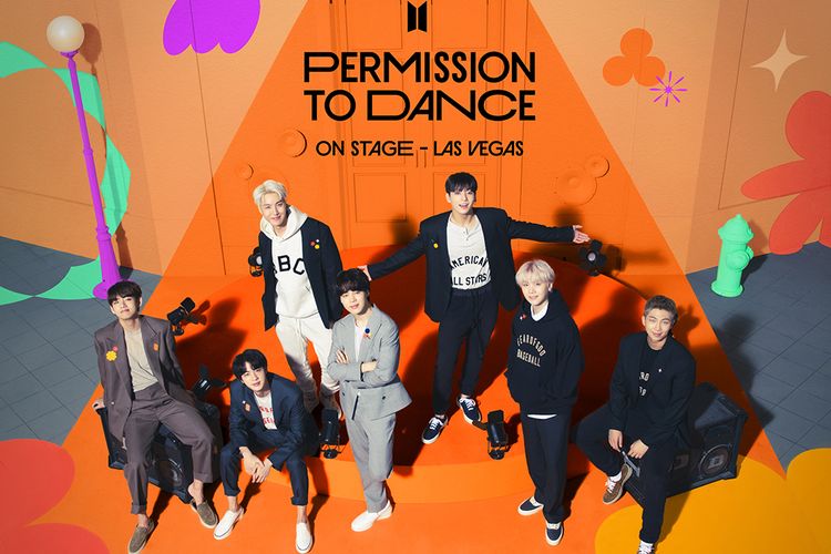 BTS Permission To Dance On Stage, Las Vegas.