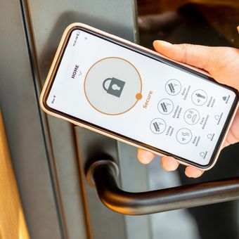 Ilustrasi smart lock.