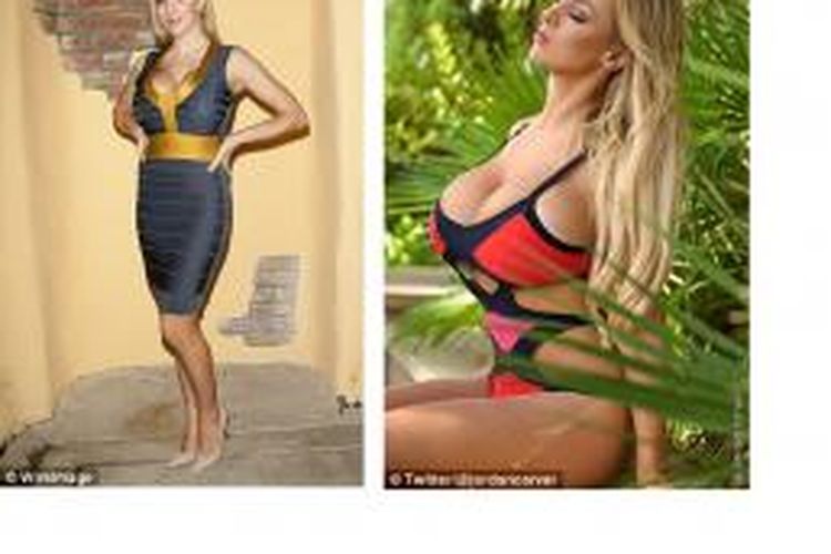 Model asal Jerman, Jordan Carver, yang bersedia menjadi sopir pribadi Marco Reus.