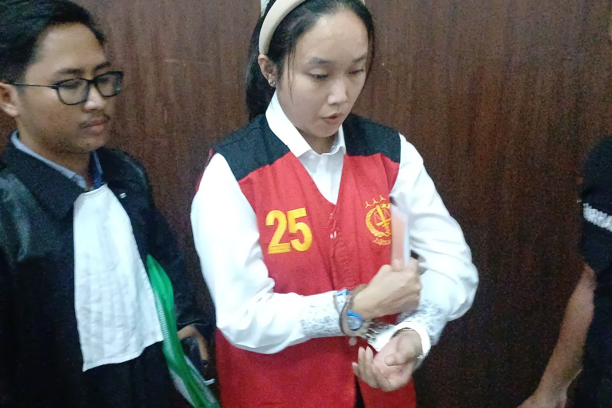 Direktur Mecimapro, Melani di PN Jakarta Selatan, Selasa (9/12/2025).