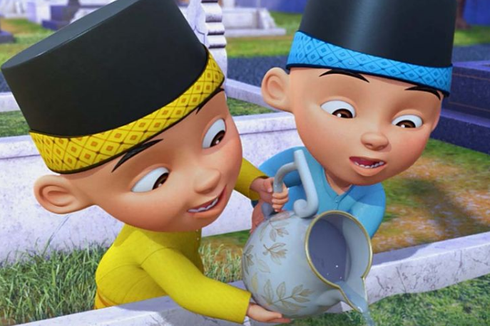 Heboh Kuburan Upin Ipin hingga Penjelasan Rumah Produksi