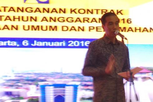Proyek Infrastruktur, Jokowi Minta Utamakan Kontraktor Lokal