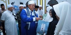 Safari Ramadhan di Selat Guntung, Bupati Alfedri Ingatkan Masyarakat untuk Tunaikan Zakat