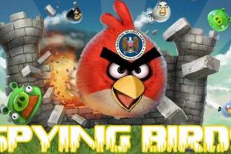 Tampilan laman situs Angry Birds yang mengalami deface