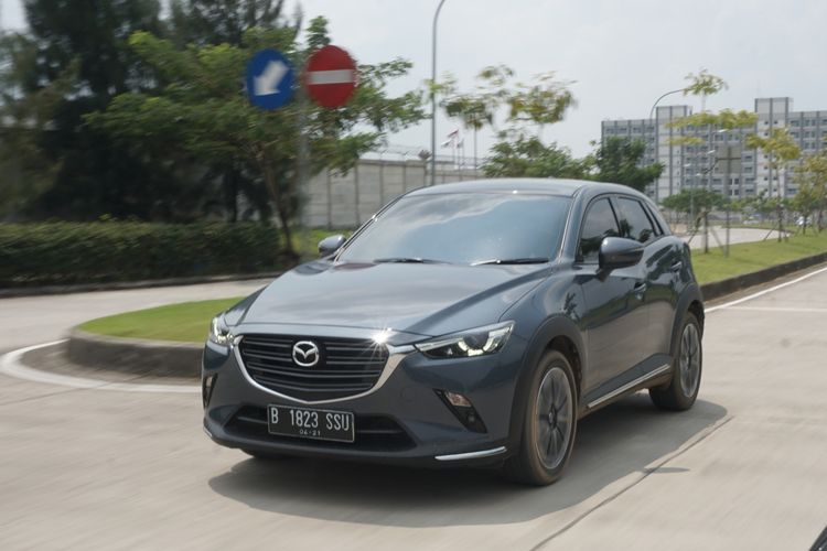 Mazda CX-3 1.5L. Model ini menjadi SUV termurah Mazda yang hadir di Indonesia