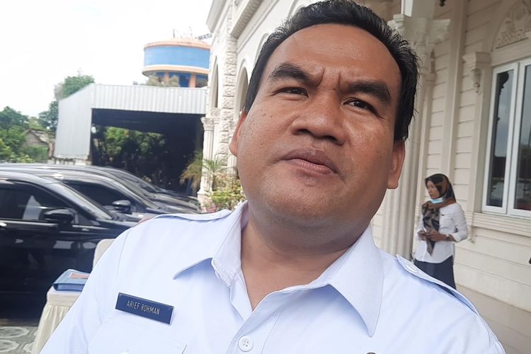 Bupati Blora, Arief Rohman saat ditemui awak media usai menghadiri acara Komisi Pemilihan Umum (KPU) di Graha Larasati Blora, Rabu (4/1/2023)