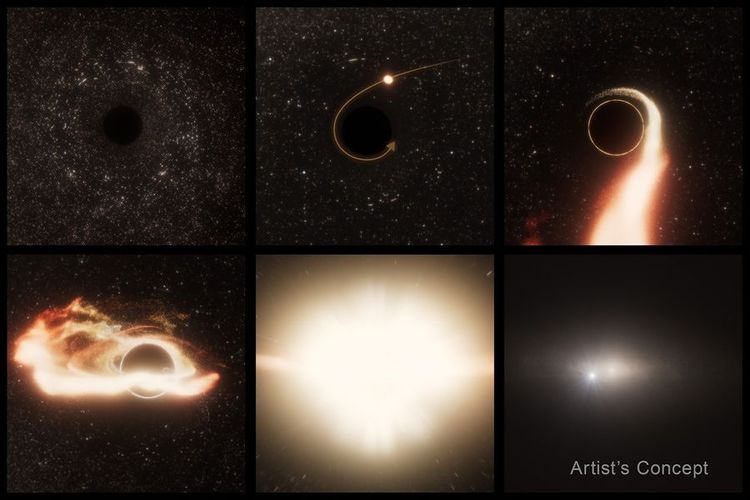 Teleskop Hubble Temukan Lubang Hitam Pengembara yang Melahap Galaksi!